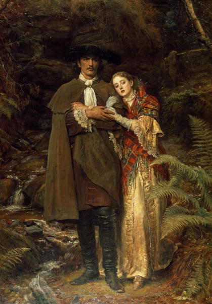 Bride Of Lammermoor by John Everett Millais